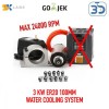 Zaiku CNC Spindle Motor 3KW ER20 Water Cooling 100 mm Complete Kit